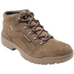 Botas De Caza Solognac 500 Hombre Impermeables Ligeras Marrón Caña Media