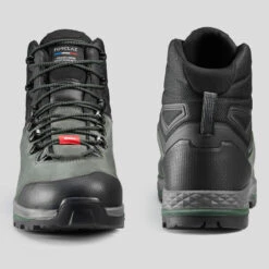 Botas De Montaña Y Trekking Impermeables De Piel Hombre Forclaz Trek 100 -Tienda De Zapatos botas de montaa y trekking impermeables de piel hombre forclaz trek 100 2