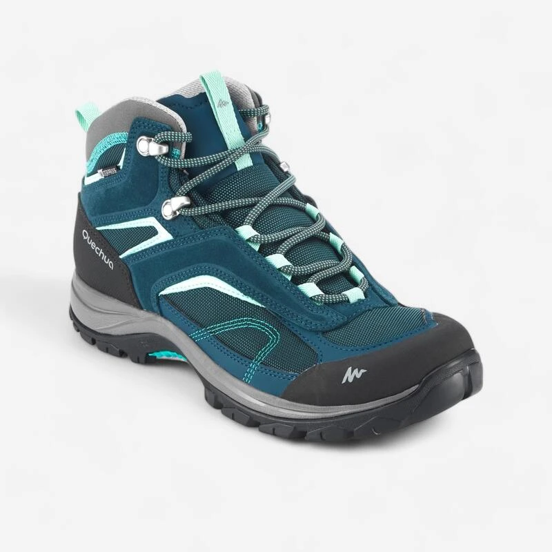 Botas De Montaña Y Trekking Impermeables Mujer Quechua MH100 Azul 1 Botas De Montaña Y Trekking Impermeables Mujer Quechua MH100 Azul