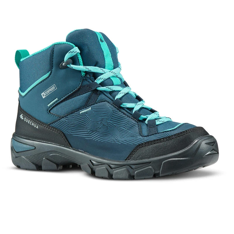 Botas De Montaña Y Trekking Impermeables Niños 35 A 38 Quechua MH120 1 Botas De Montaña Y Trekking Impermeables Niños 35 A 38 Quechua MH120