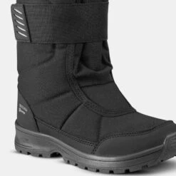 Botas De Nieve Apreski Impermeables Niños 24-38 Quechua SH100 X-Warm Negro -Tienda De Zapatos botas de nieve apreski impermeables nios 24 38 quechua sh100 x warm negro 4