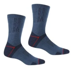 Regatta Calcetines Blister Protection II Para Hombre Pack De 2 Negro, Lima Eléctrico -Tienda De Zapatos calcetines blister protection ii para hombre pack de 2 denim oscuro rojo oscuro