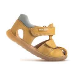 Sandalias De Marcha Deportiva De Piel De Bebé Niño PABLOSKY En Amarillo -Tienda De Zapatos sandalias de marcha deportiva de piel de bebe nio pablosky en amarillo 4