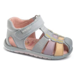 Sandalias De Marcha Deportiva De Piel De Bebés PABLOSKY En Beige -Tienda De Zapatos sandalias de marcha deportiva de piel de bebe nio pablosky en azul 1