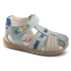 Sandalias De Marcha Deportiva De Piel De Bebé Niño PABLOSKY En Beige -Tienda De Zapatos sandalias de marcha deportiva de piel de bebe nio pablosky en azul 2