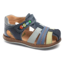 Sandalias De Marcha Deportiva De Piel De Bebé Niño PABLOSKY En Rojo -Tienda De Zapatos sandalias de marcha deportiva de piel de bebe nio pablosky en azul marino 1