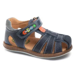Sandalias De Marcha Deportiva De Piel De Bebé Niño PABLOSKY En Blanco -Tienda De Zapatos sandalias de marcha deportiva de piel de bebe nio pablosky en azul marino