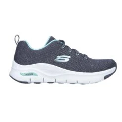 Zapatillas Caminar Mujer SKECHERS Glee For All Negro -Tienda De Zapatos zapatillas caminar mujer skechers glee for all gris