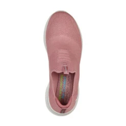 Zapatillas Caminar Mujer Skechers Slip On Ultra Flex Rosa -Tienda De Zapatos zapatillas caminar mujer skechers slip on ultra flex rosa 4