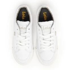 Zapatillas De Lona Para Mujer Lois 61326 Blancas Con Suela Antideslizante -Tienda De Zapatos zapatillas de lona para mujer lois 61326 blancas con suela antideslizante 3