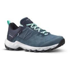 Quechua Zapatillas De Montaña Y Trekking Impermeables Mujer MH500 Azul