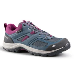 Zapatillas De Montaña Y Trekking Impermeables Mujer Quechua MH100 Gris -Tienda De Zapatos zapatillas de montaa y trekking impermeables mujer quechua mh100 azul