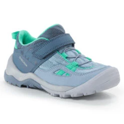Zapatillas De Montaña Y Trekking Niños 24 A 34 Quechua Crossrock Velcro -Tienda De Zapatos zapatillas de senderismo nios con tira autoadherente crossrock azul 24 a 34